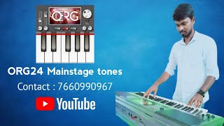 ORG24 Mainstage Padana mounamugane stuthi keerthana song on keyboard [upl. by Linette235]