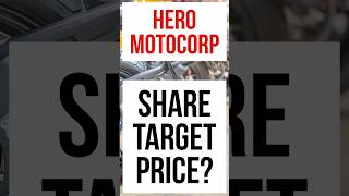 Hero Motocorp Share Latest News  Hero Motocorp Share Target Price hero sharemarket stockmarket [upl. by Einnal]