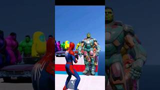 Spiderman Vs Hulk TeamGta5RandollsShortYouTubeShorts [upl. by Metcalf]