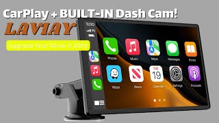 Laviay Wireless CarPlay Touchscreen  Best Budget Carplay Screen with BuiltIn Dash Cam [upl. by Tamera388]