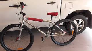 DK Legend 26quot BMX Chrome Cruiser review 2021 [upl. by Ravi849]