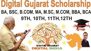 Digital Gujarat Scholarship 2018  19 Online Registration [upl. by Kore]