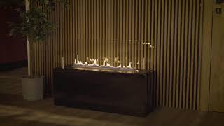 Planika Prime Fire 990 Automatic Bioethanol Fireplace [upl. by Jarrid]