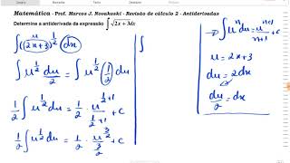 Antiderivada com raíz [upl. by Merriman]