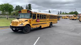 Buses leaving MTS for the 2122 School Year Last Day of School [upl. by Ahseram]