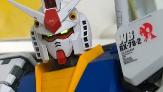 PG RX782  Part 6 REVIEW complete  First Gundam 0079 plastic model kit [upl. by Ydarg]