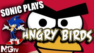 Sonic Plays Angry Birds [upl. by Tierza831]