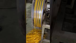 How to Make Plastic Rope of Weaving a Cot  It’s Amazing a Process shorts reels plastic rope [upl. by Tonl914]