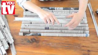 Tip Make a basket out of newspaper [upl. by Lougheed171]