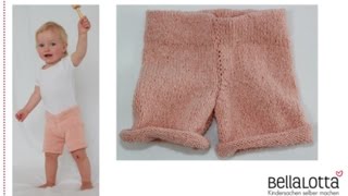 Kurze Hose Babyshort einfach stricken  für Anfänger [upl. by Mcclure72]