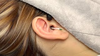 ASMR Ear Cleaning  Satisfying Earwax Removal  Model Chooses Her Own Tools [upl. by Alehs523]