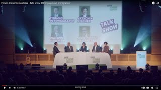 Forum économie vaudoise  Talk show quotDémographie et immigrationquot [upl. by Aihsyla282]