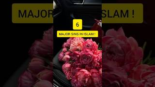 Major Sins in Islam  islam islamic nasheed shorts [upl. by Ttcos]