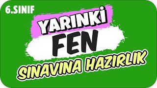 YARINKİ FEN SINAVINDA ÇIKAR ✍🏻 6 SINIF [upl. by Yro]