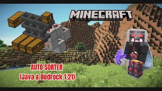 The Ultimate Minecraft Sorting Machine  Minecraft Java 121 WORKS ON BEDROCK TOO [upl. by Ellehcsor]