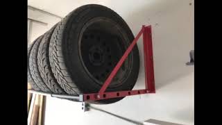 My product review MotoMaster Foldable Tire Rack [upl. by Agnizn]