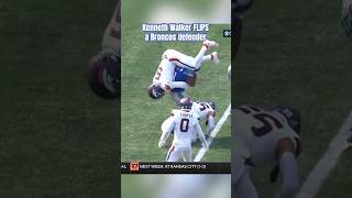 Kenneth Walker FLIPS a Broncos defender 😤 [upl. by Llorrad]