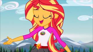 MLP EG amp TMNT SING Supermarket Dance Sunset Shimmer Movie Version [upl. by Milinda]