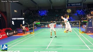 Kevin Sanjaya Sukamuljo Marcus Fernaldi Gideon vs Muhammad Shohibul Fikri  Bagas Maulana [upl. by Arbed]