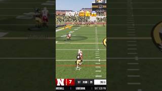 HOW’D THEY LET ME CATCH THIS 🤣 collegefootball collegefootball25 gaming sports shorts fun [upl. by Gagne173]