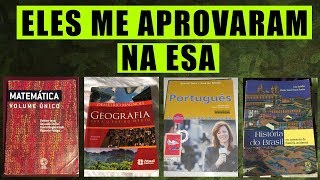 OS MELHORES LIVROS PARA SER APROVADO NA ESA  Eu Militar [upl. by Ianahs458]