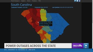 Latest on restoring power in South Carolina flooding threat  Full update [upl. by Olnay776]