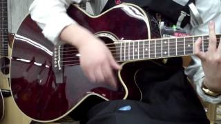 Takamine  DMP551C Wine Red【ブリッジPUコンタクトPUミックス】 [upl. by Farnham]