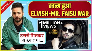 Elvish Yadav ENDS Fight With MrFaisu Praises Him REACT On KatariaAdnan In BB OTT 3 Exclusive [upl. by Meriel182]