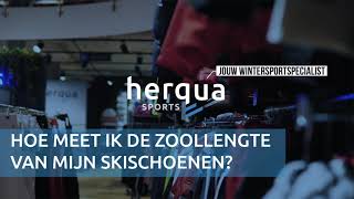 Hoe weet ik de zoollengte van mijn skischoenen  Herqua Sports [upl. by Ellinehc422]