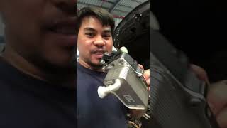 Replacing oil cooler CLA 45 mercedes [upl. by Kabab]