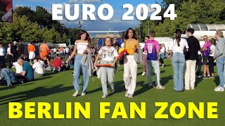 EURO 2024 Inside the BERLIN Fan Zone 4K🇩🇪 [upl. by Bazluke]