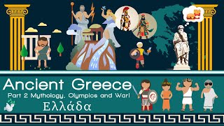 ANCIENT GREECE  Mythology Olympics and Wars  History for Kids [upl. by Osber25]