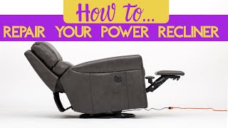 HowTo Power Recliner Repair [upl. by Gapin]