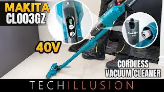 🔥HOW GOOD is the 40V CORDLESS VACUUM CLEANER CL003G from MAKITA😱 Makita CL003GZ Review amp Test [upl. by Ruvolo479]