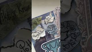 The Goblet of Fire 🏆🔥 asmr scrapbooking journal harrypotter books hobby [upl. by Nrubua]