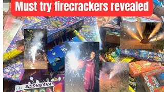 Top 10 Diwali fire cracker testing explosive must try firecrackers dhamaka diwali crackers [upl. by Free744]