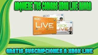 XBOX LIVE  Códigos Gold amp Microsoft Points [upl. by Caneghem655]