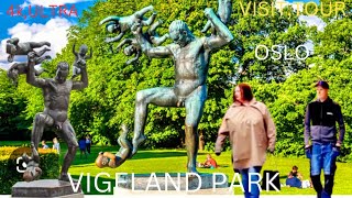 VIGELAND PARK 4K TOUR OSLO NORWAY [upl. by Niklaus]