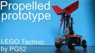 LEGO Tehcnic  Airpropelled car HD [upl. by Efren]