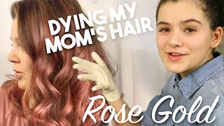 How to Dye Your Hair ROSE GOLD Using Overtone DIY Rose Gold Pigmented Conditioner [upl. by Afrika]