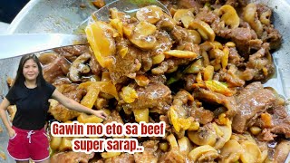 Garlicky Beef and Mushroom  Mapapamore rice ka sa sarap  Negosyo Recipe  joyce alvior [upl. by Murage]