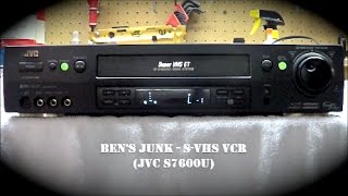 Oddity Archive Episode 655  Bens Junk SVHS VCR JVC S7600U [upl. by Olleina]