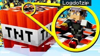 SURVIVING ON A GIANT TNT IN MINECRAFT [upl. by Magena180]