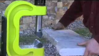 Splitting Travertine with ease using the Mighty C [upl. by Hauhsoj]