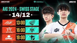 ANK vs HD  TDT vs SH  ONE vs FPT  SWISS STAGE  AIC 2024  NGÀY 1412 [upl. by Eedahs]