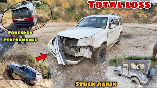 Worst day for Endeavour 4wd  Offroad with Fortuner  Thar Gypsy Scorpio and Safari [upl. by Gibbs]