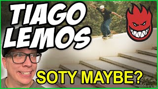 Tiago Lemos SPITFIRE PART SOTY CANDIDATE skateboarding Sure Shot [upl. by Chamberlain565]