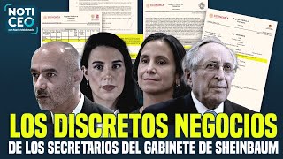 Los negocios de los secretarios de Sheinbaum  La desbandada en la SCJN [upl. by Nrevel]