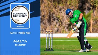 🔴 ECS Malta Encore 2023  Day 13  T10 Live Cricket  European Cricket [upl. by Olav]