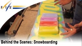 FIS Snowboarding waxer gives professional waxing tips in this behind the scenes video [upl. by Koss]